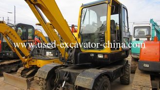 China Hyundai R60W-7, excavador usado de Hyundai del excavador de la rueda en venta proveedor