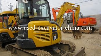 China KOMATSU PC55MR-2 en venta, mini excavador usado 5T proveedor